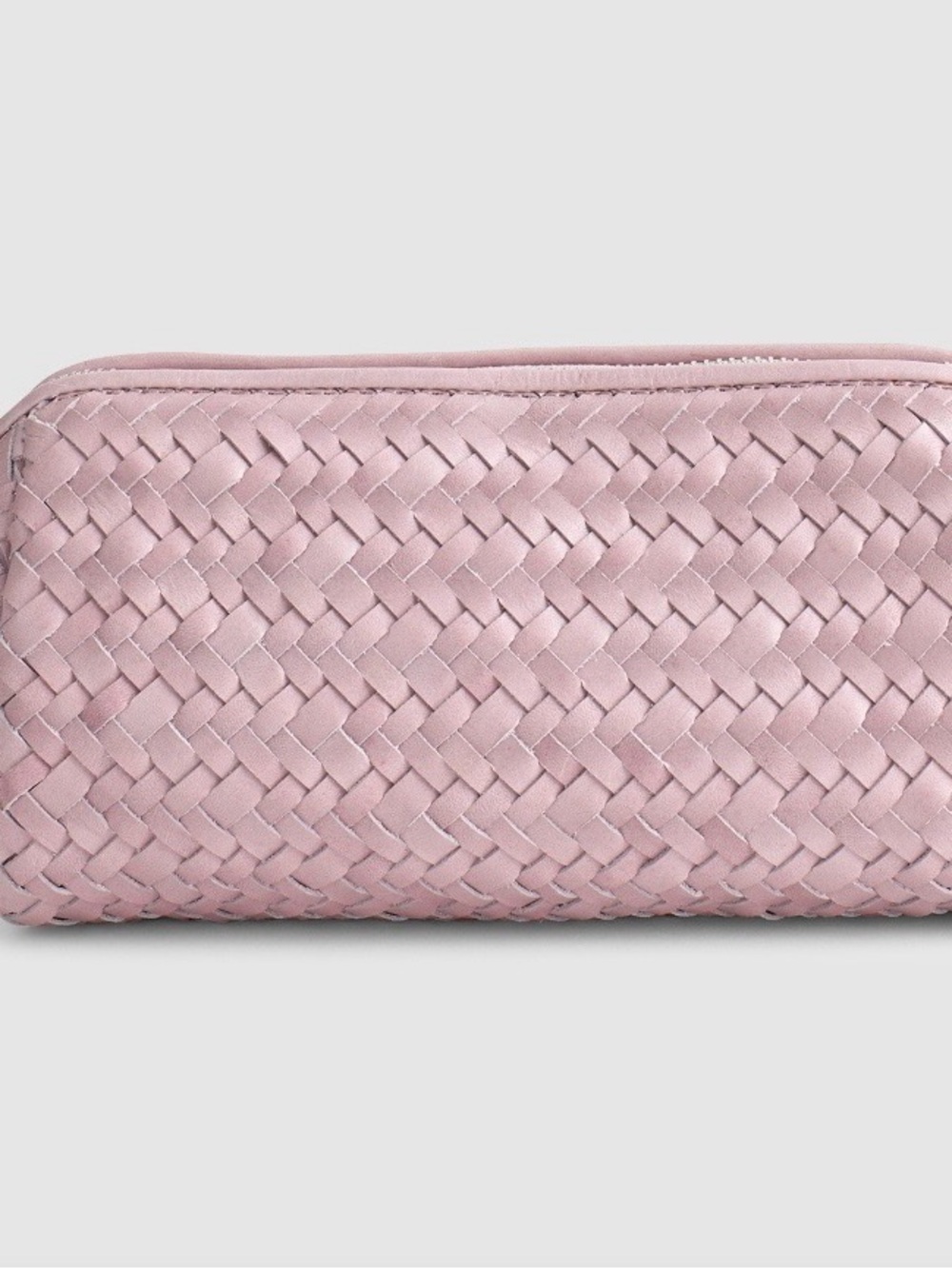 NWT Madewell Signature Woven Zip Pouch Marble Lilac